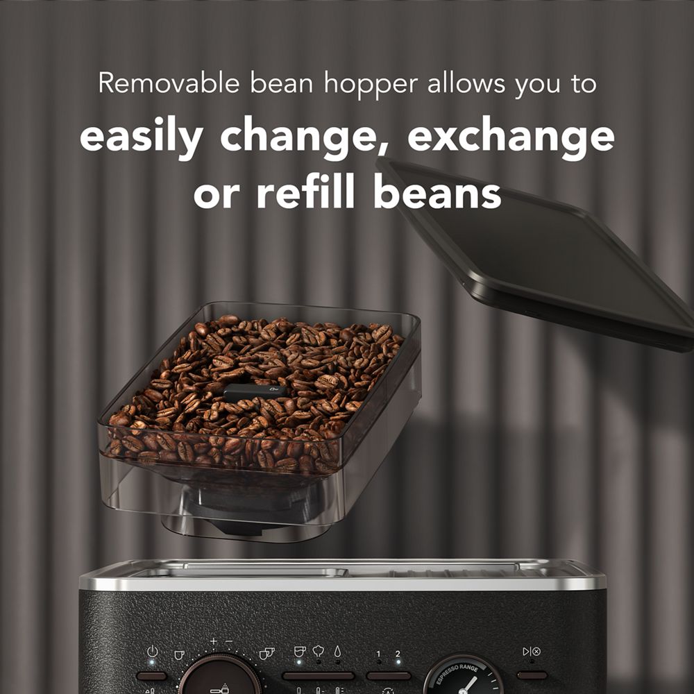 Semi Automatic Espresso Machine with Burr Grinder