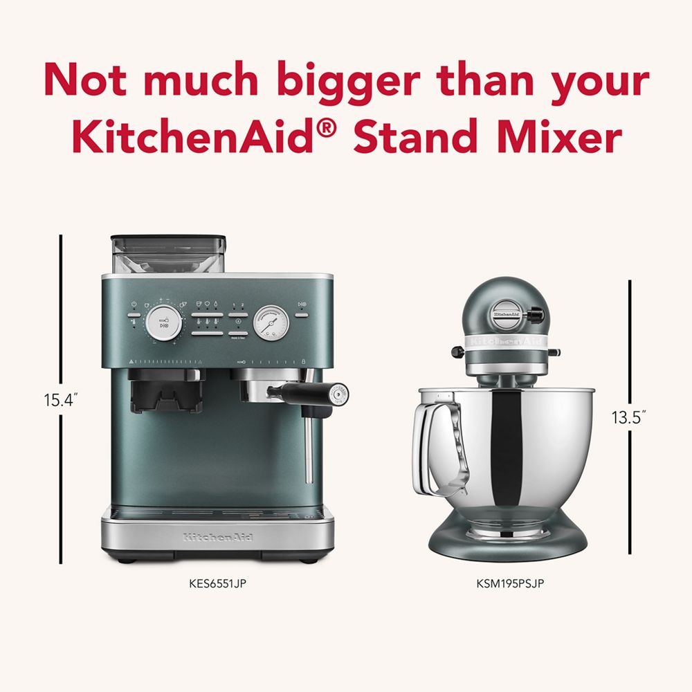 Semi Automatic Espresso Machine with Burr Grinder