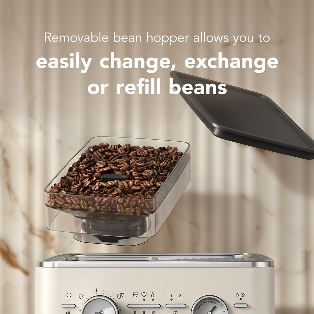 Semi Automatic Espresso Machine with Burr Grinder
