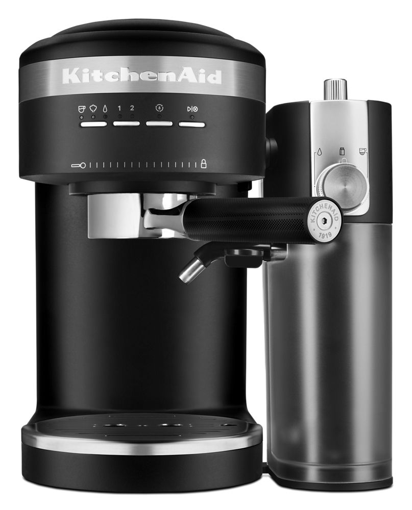 Semi-Automatic-Espresso-Machine-and-Automatic-Milk-Frother-Attachment