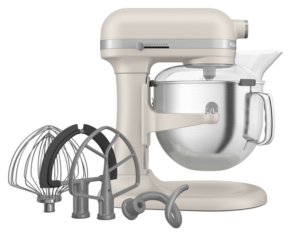 KitchenAid スタンドミキサー クリーム色 アーモンドクリーム ウルトラパワー®シリーズの4.3Lヘッドアップ式