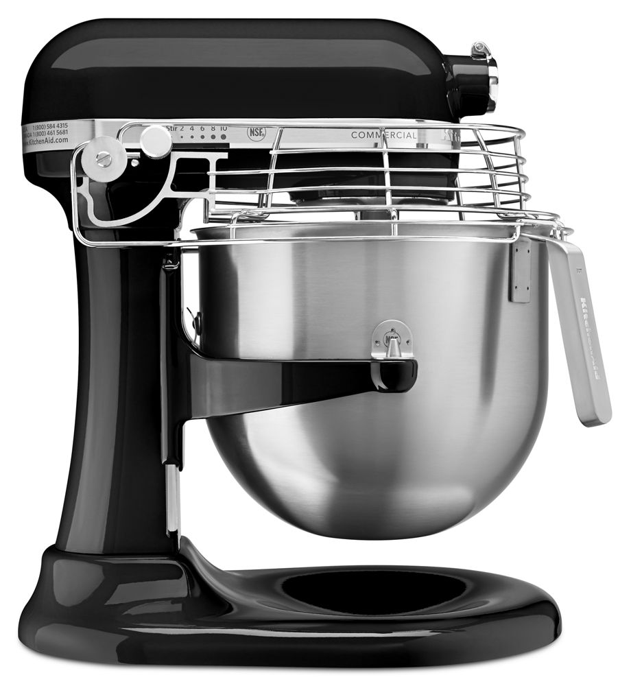 NSF Certified® Commercial Series 8 Quart Bowl-Lift Stand Mixer with Stainless Steel Bowl Guard