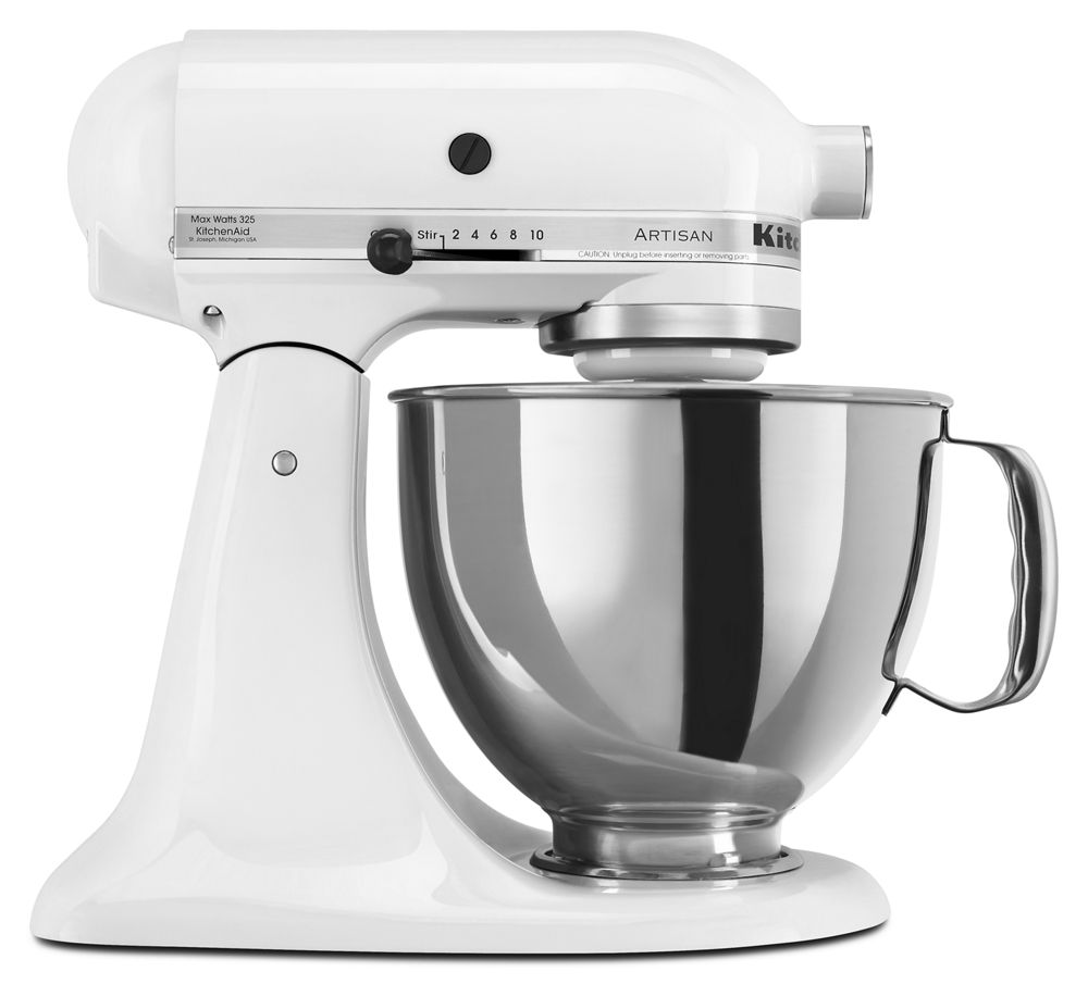 Artisan® Series 5 Quart Tilt-Head Stand Mixer - White | KitchenAid US