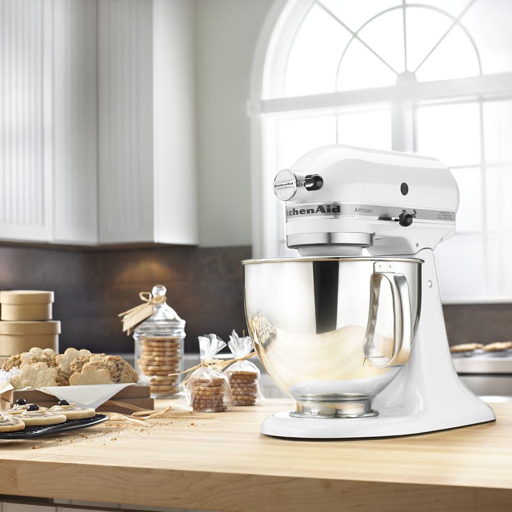Artisan® Series 5 Quart Tilt-Head Stand Mixer - White | KitchenAid US