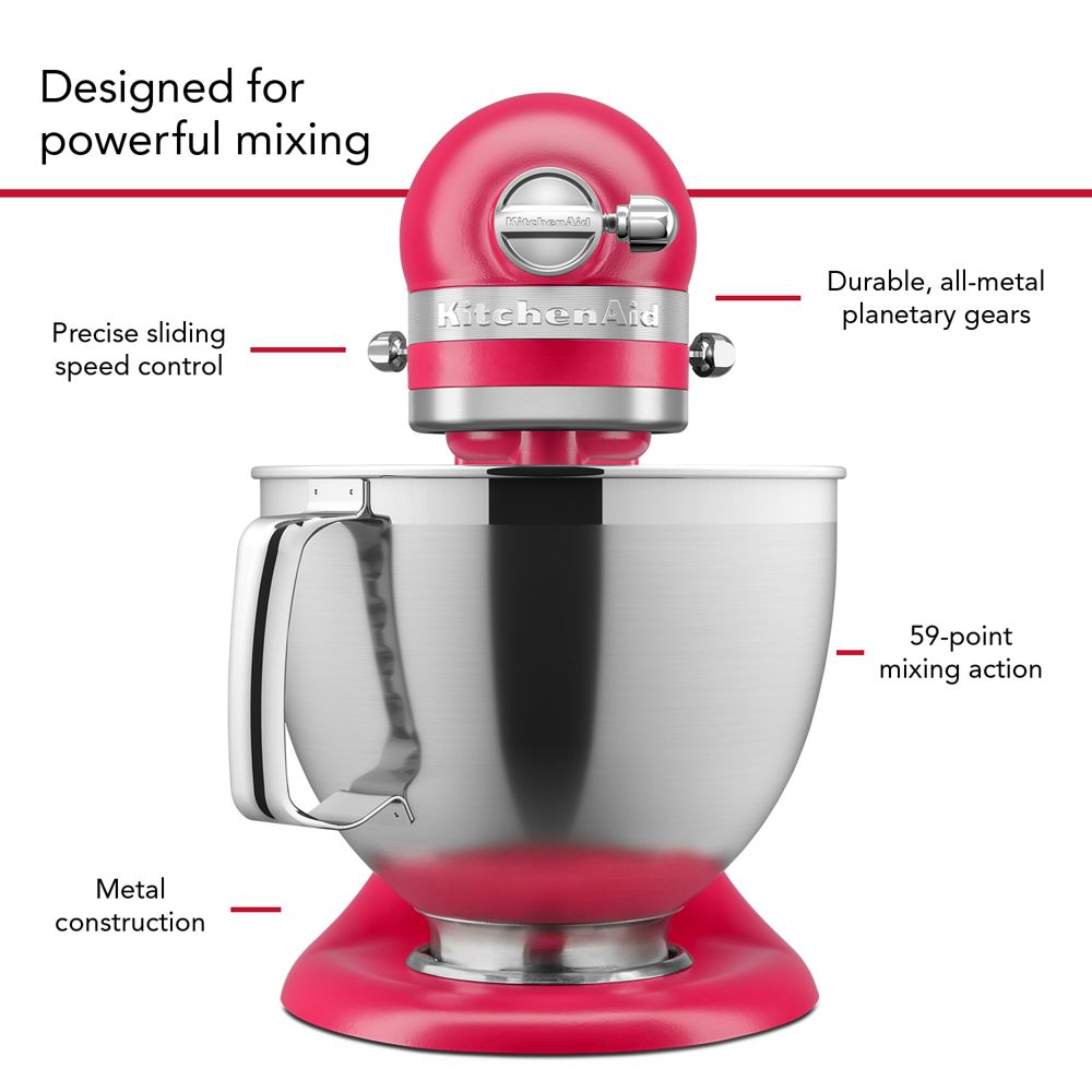 2023 Color of the Year Hibiscus Stand Mixer