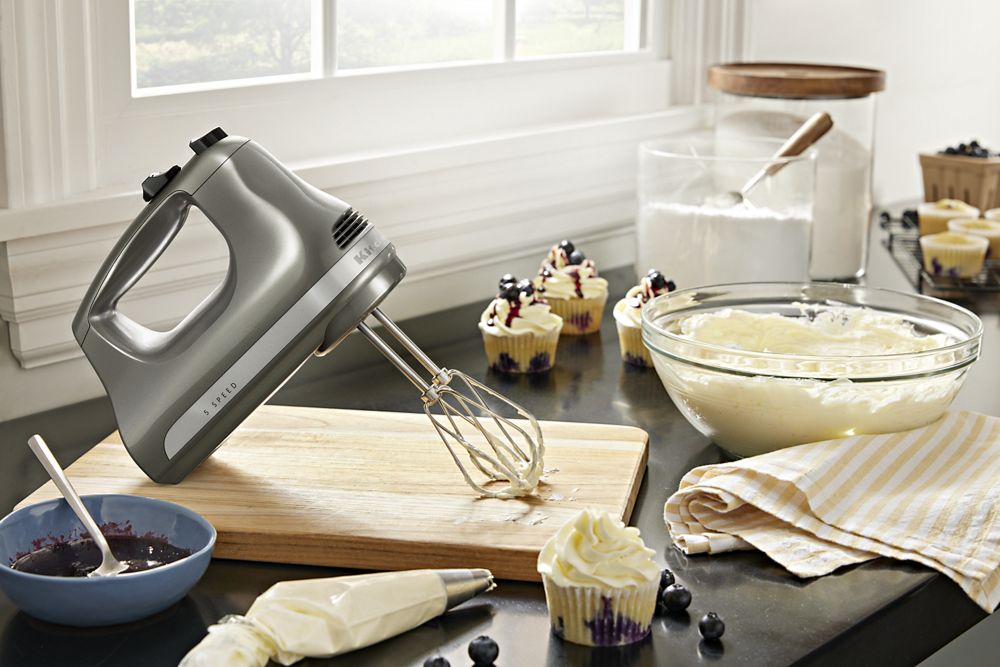 5-Speed Ultra Power™ Hand Mixer - Contour Silver | KitchenAid US